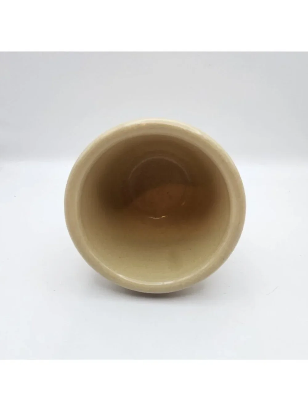 Vintage Roseville Tan Small Kitchen Crock 3.5